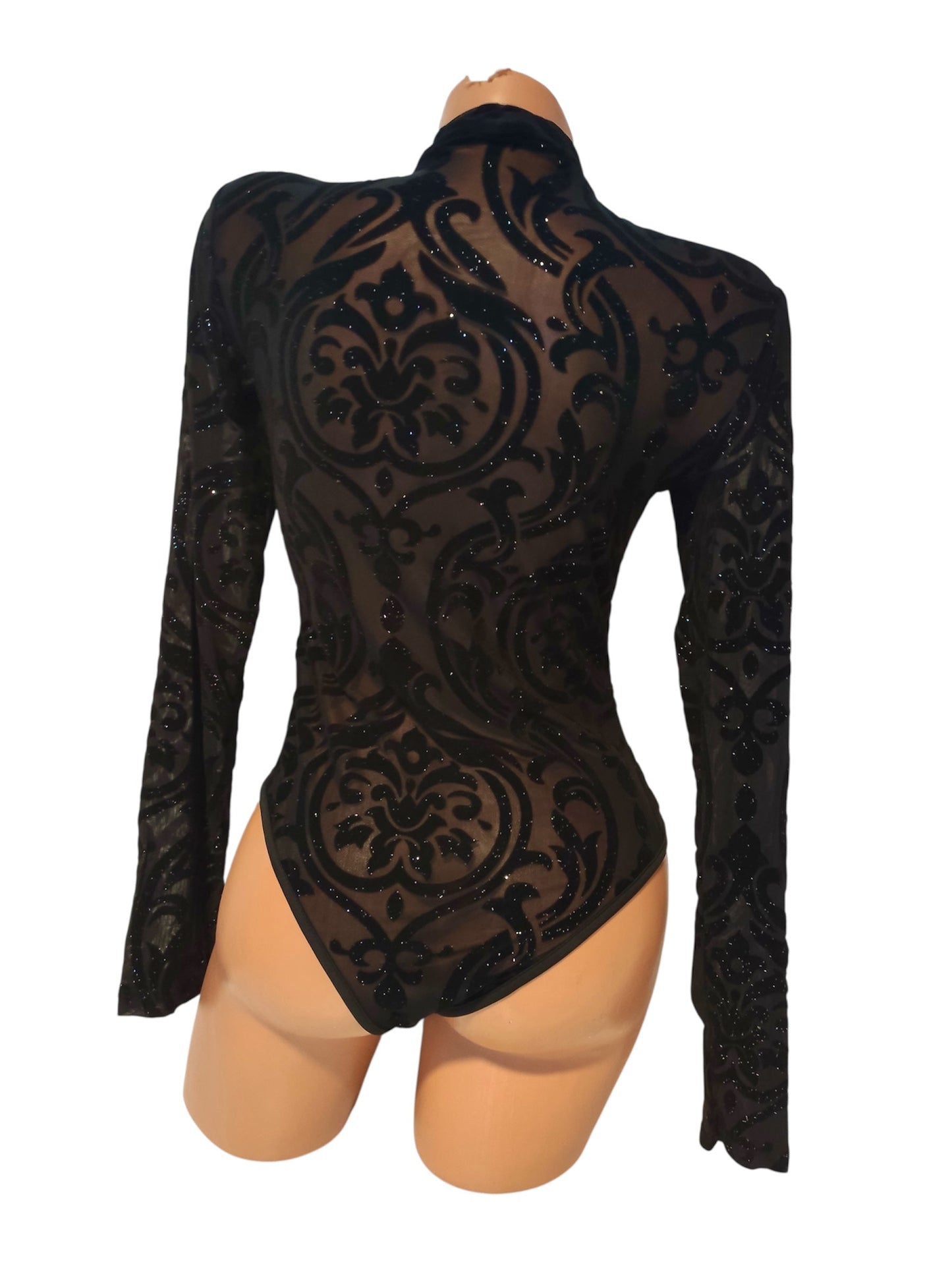 Lace Bodysuit Set – Black Diva Bikini