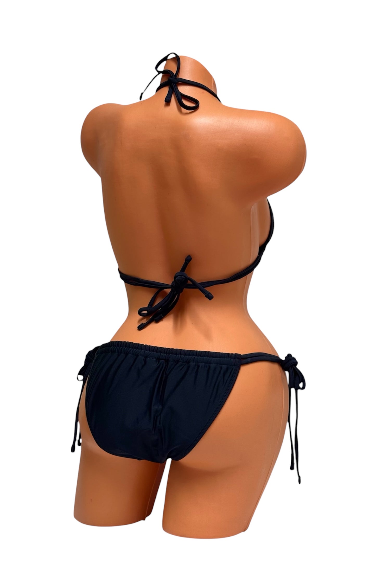 Tie Thong Bikini Set – Black Diva Bikini