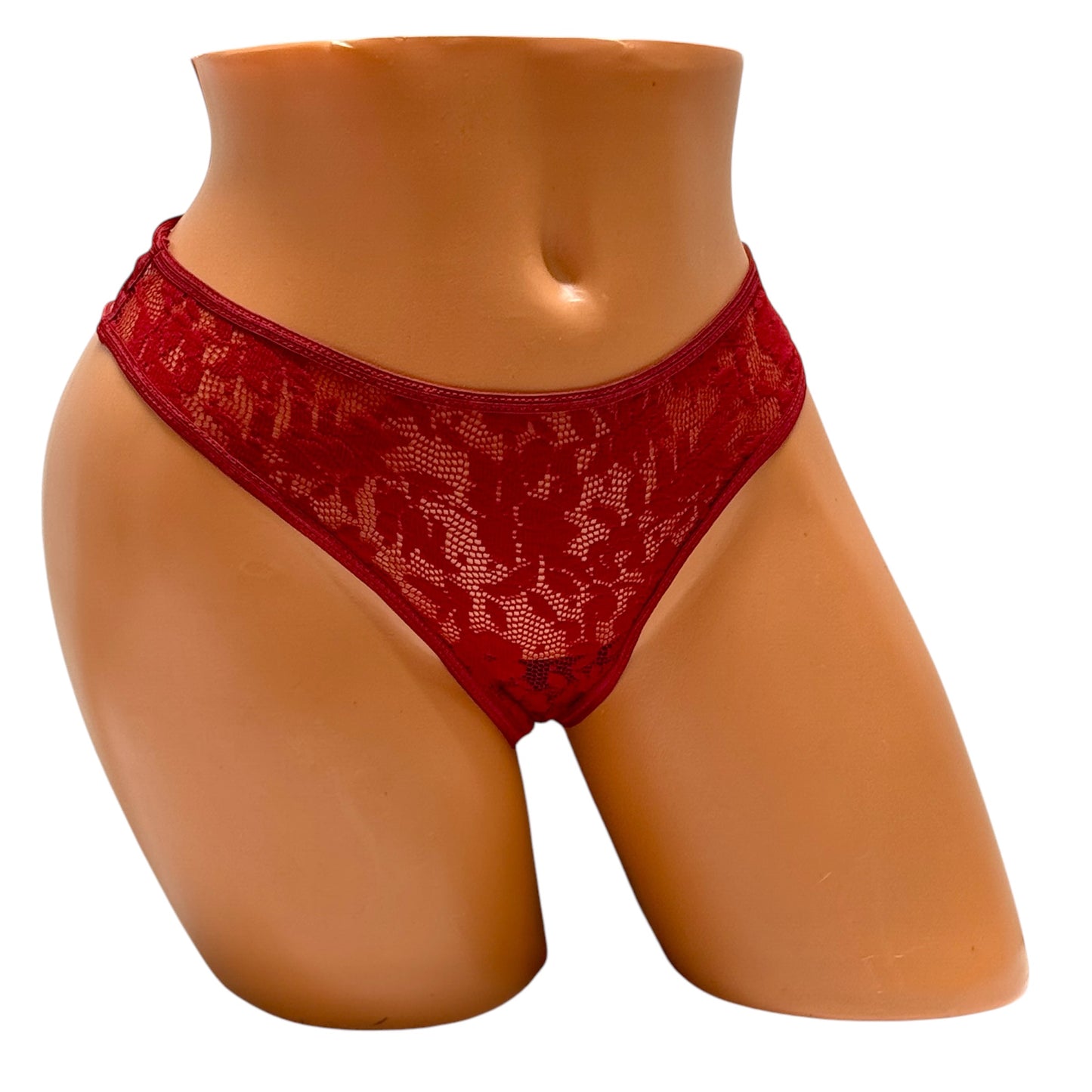 Triple Strap Thong – Red
