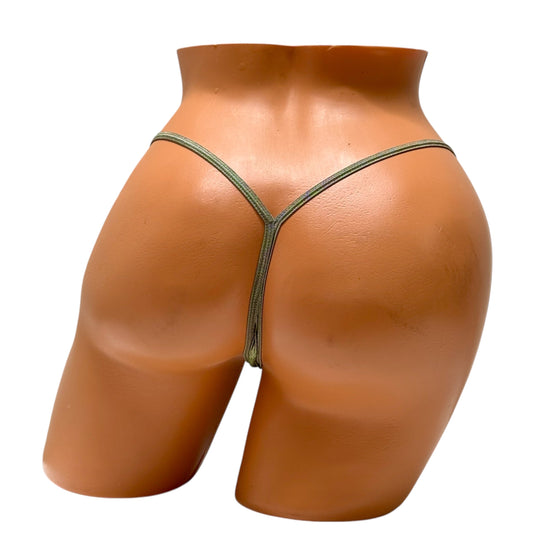 Y-Back Thong – Green Diva Bikini