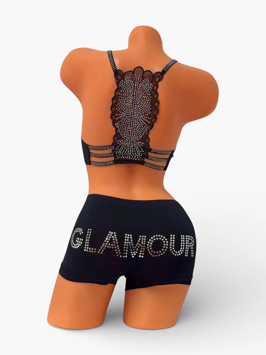 Luxury Shining - Black Club Set Diva Bikini