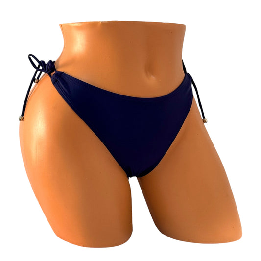 Elegant Tie Thong Bikini Bottom – Blue Diva Bikini
