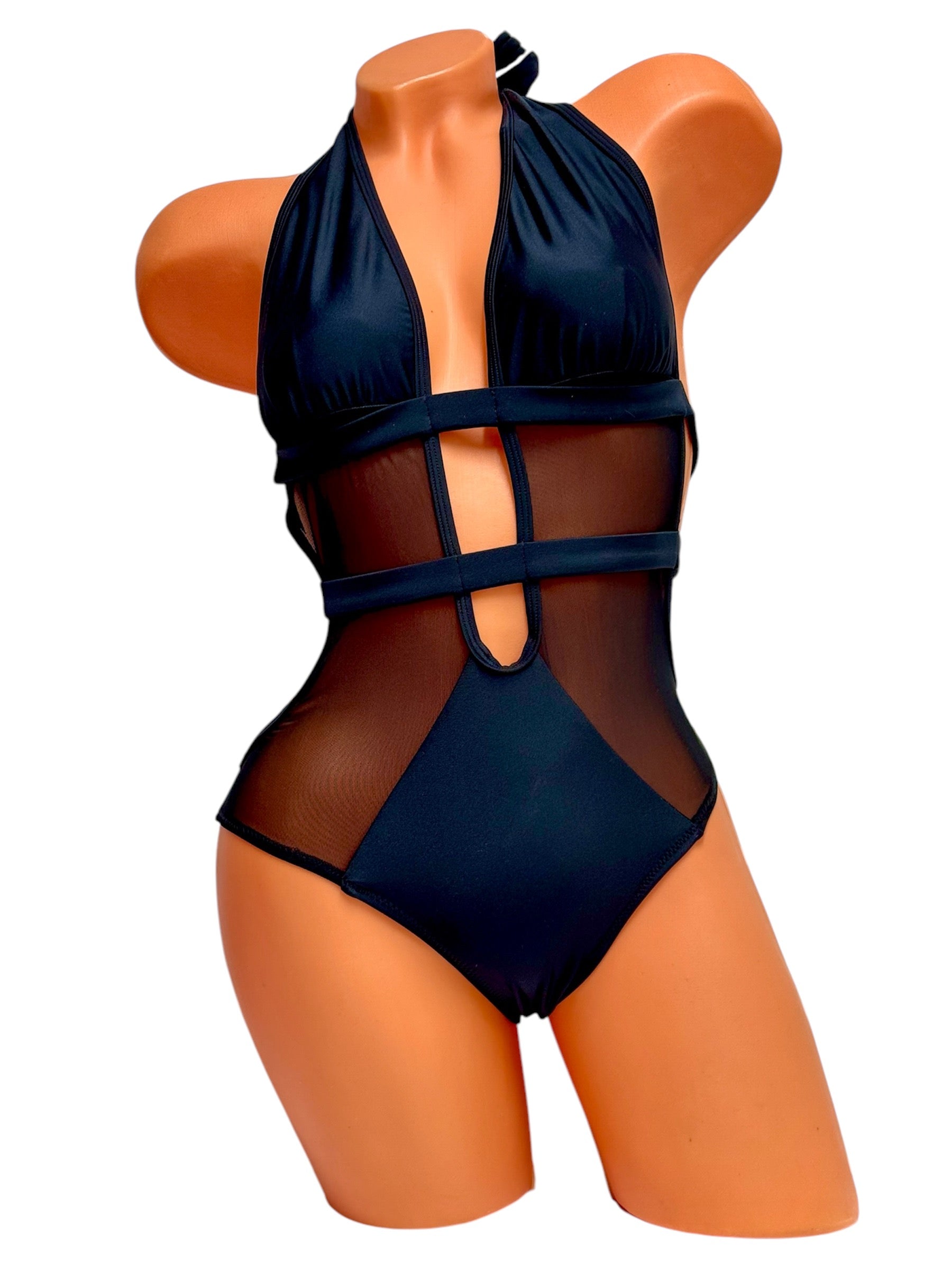 Exclusive One-Piece Swimsuit - Black Diva Bikini
