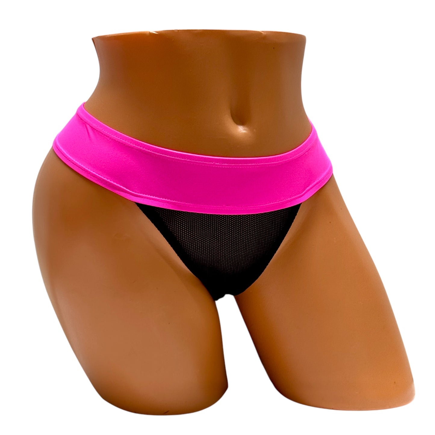 Essential Thongs - Black / Pink