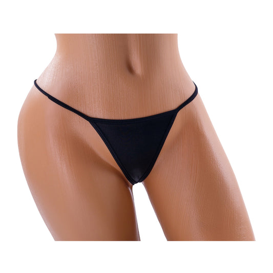 G-String Bikini Bottom – Black Diva Bikini