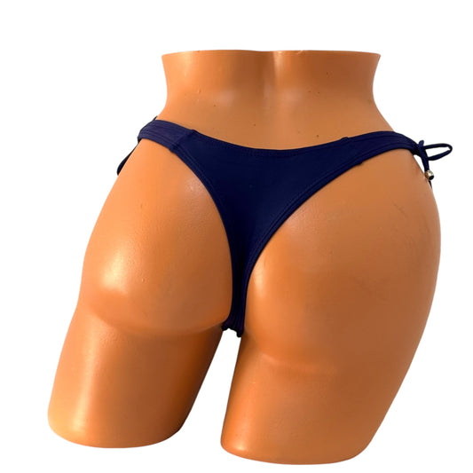 Elegant Tie Thong Bikini Bottom – Blue Diva Bikini