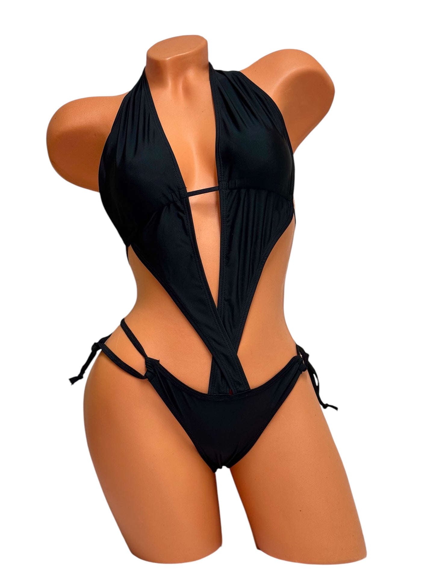 One-Piece Swimsuit - Black Diva Bikini