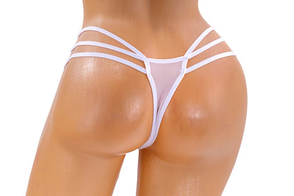 Essential Thongs - White