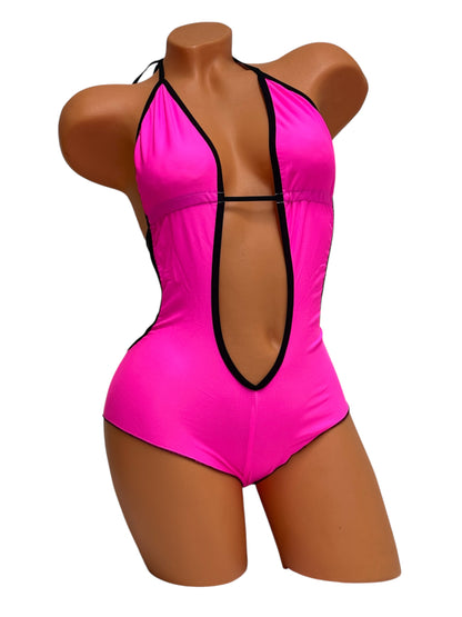 One-Piece Swimsuit - Pink Diva Bikini