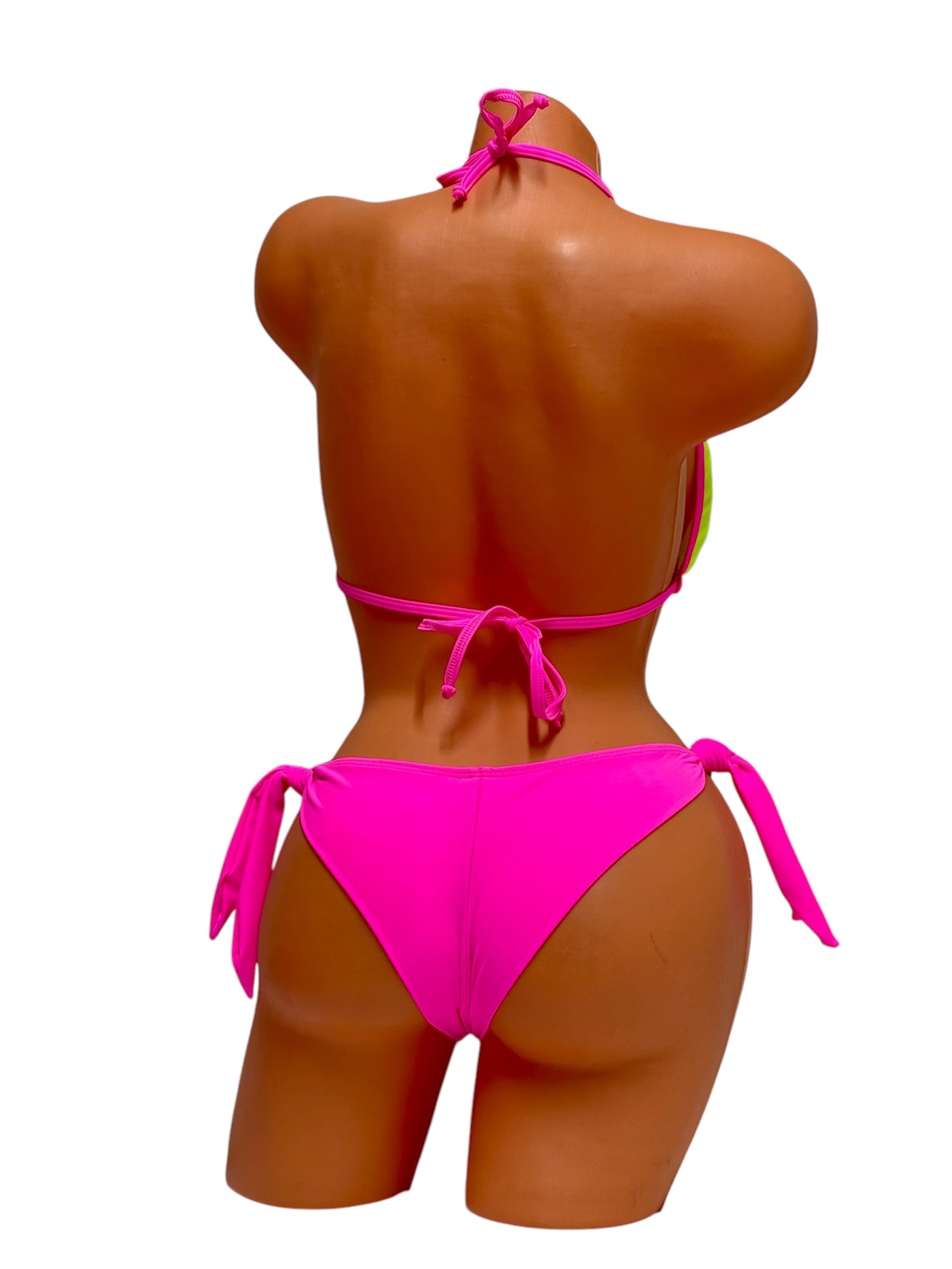 Push-Up Brazilian Bikini Set – Leopard / Pink Diva Bikini