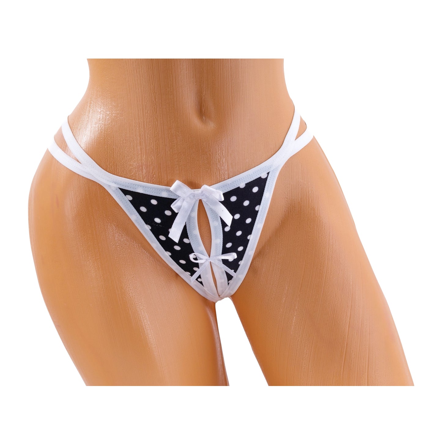Date Night Panties - Black / White