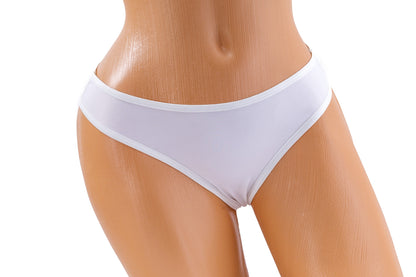 Triple Strap Thong – White