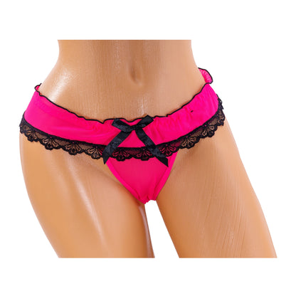 Essential Thongs - Pink / Black