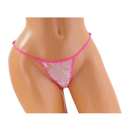 Classic G-String – White / Pink
