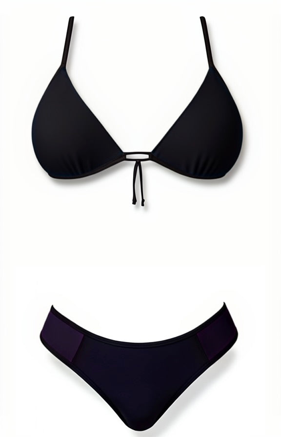 Push-Up Curve Thong Bikini Set – Black Diva Bikini