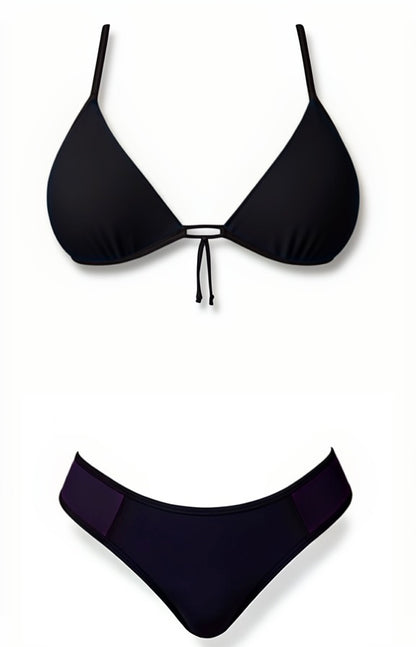 Push-Up Curve Thong Bikini Set – Black Diva Bikini