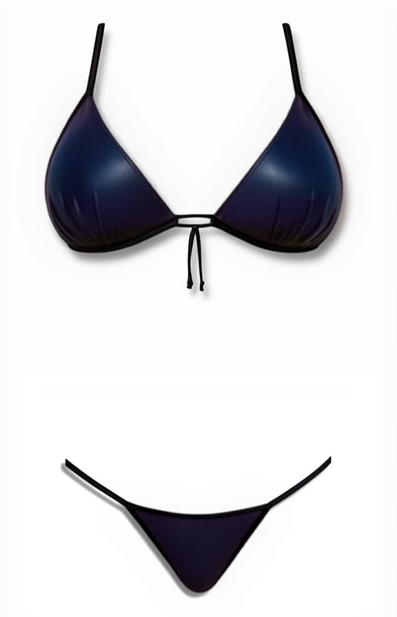 Push-Up G-String Bikini Set – Black Shining Diva Bikini