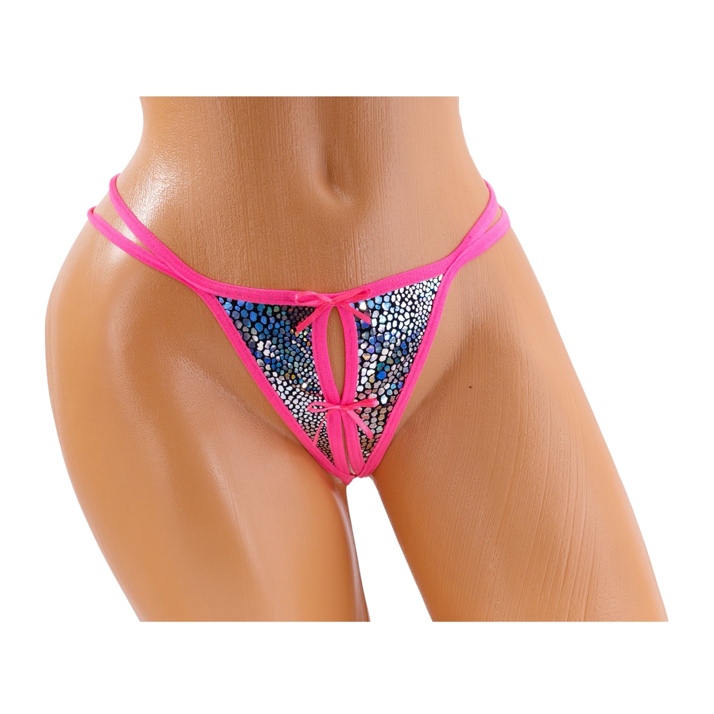 Date Night Panties - Silver / Pink
